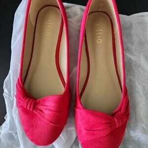 Red Ollio Women's Shoe Ballet Flat Size 9
